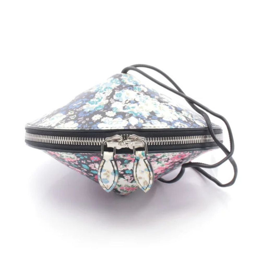 Louis Vuitton Tupi Shoulder Bag Leather Black Multicolor